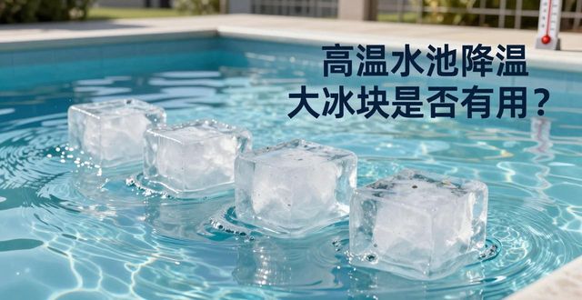九江高温水池降温大冰块，到底管不管用？